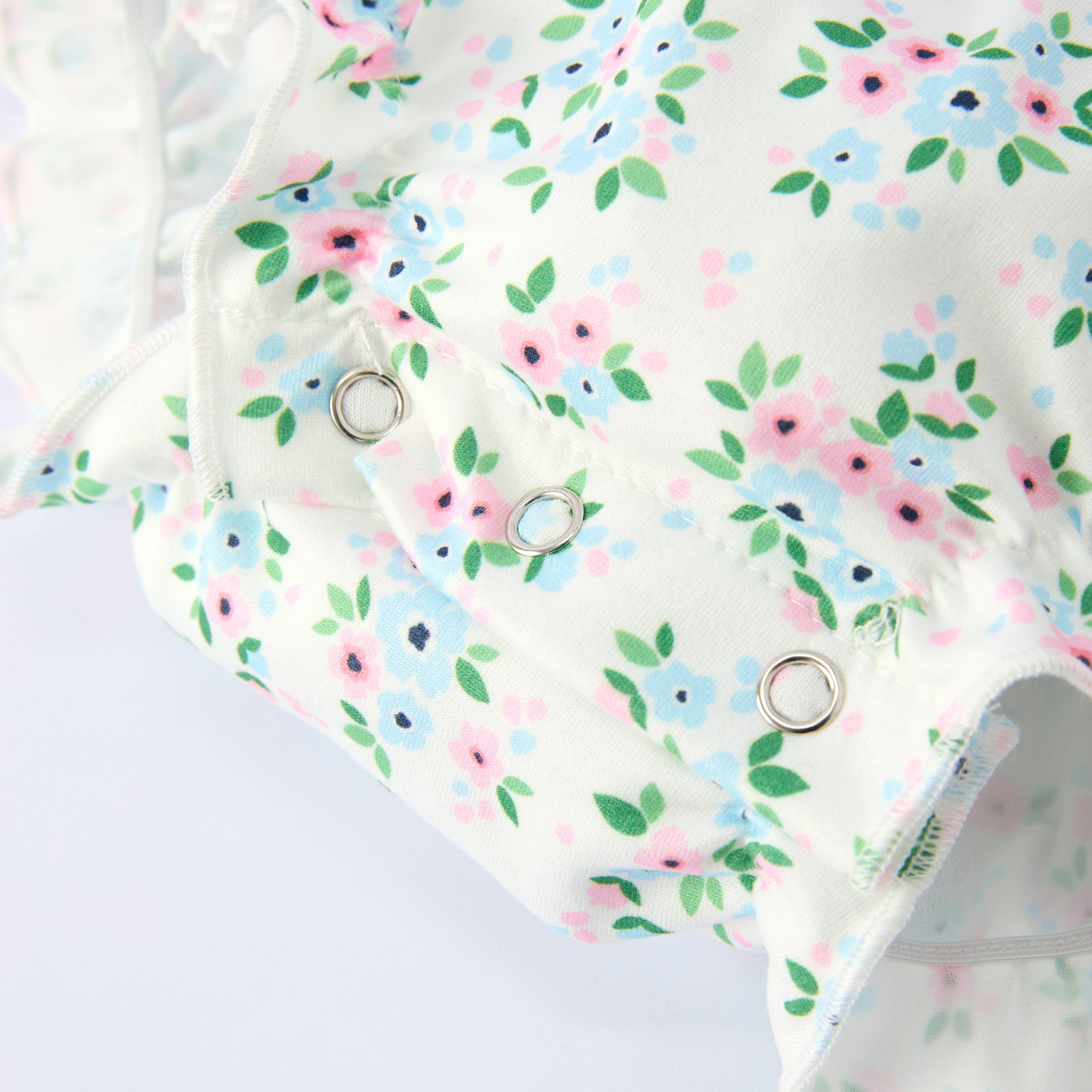 (In Stock)Toddler Girls Easter Applique Ruffle Romper