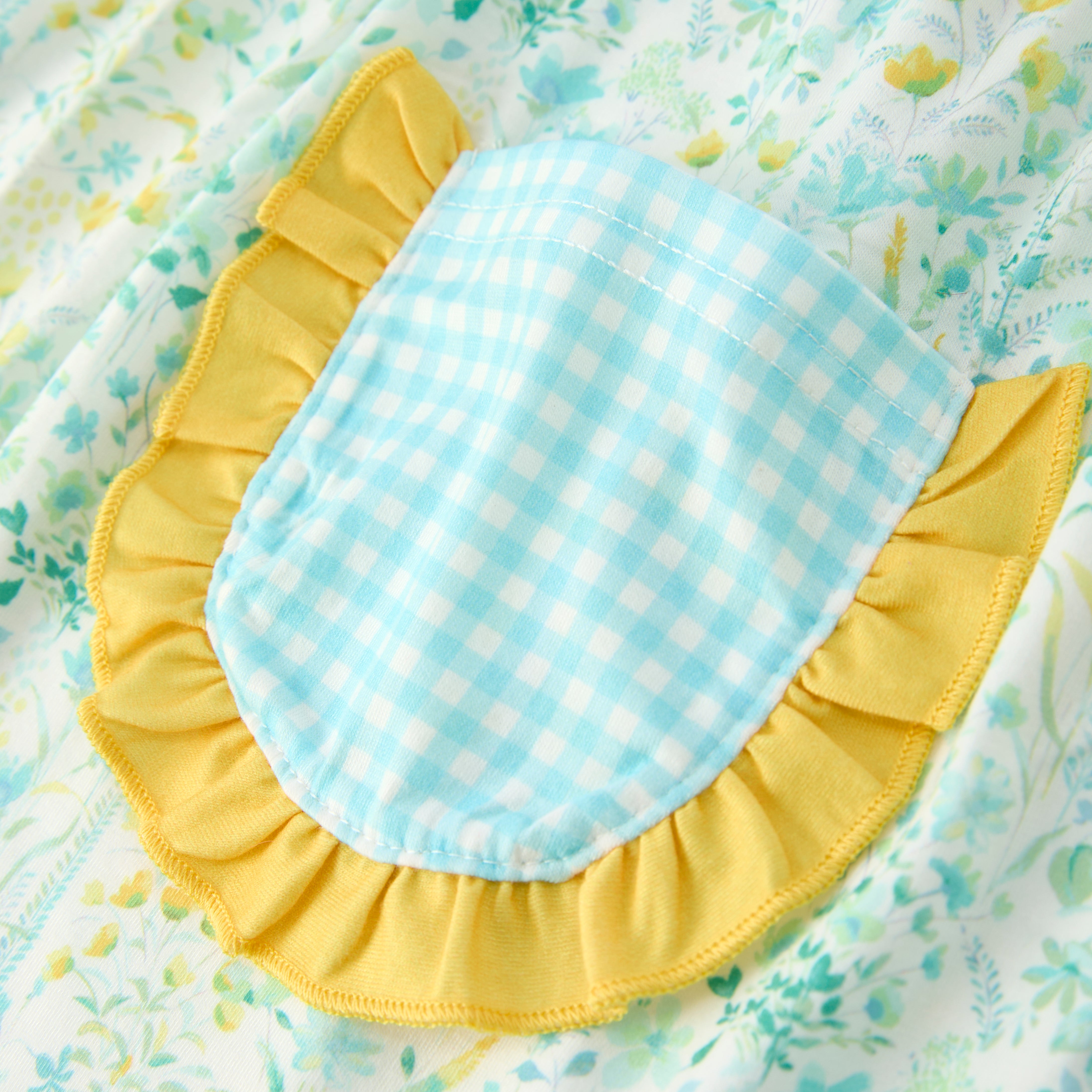 (In Stock)Girls Spring&Summer Floral Embroidery Dress,Set&Romper