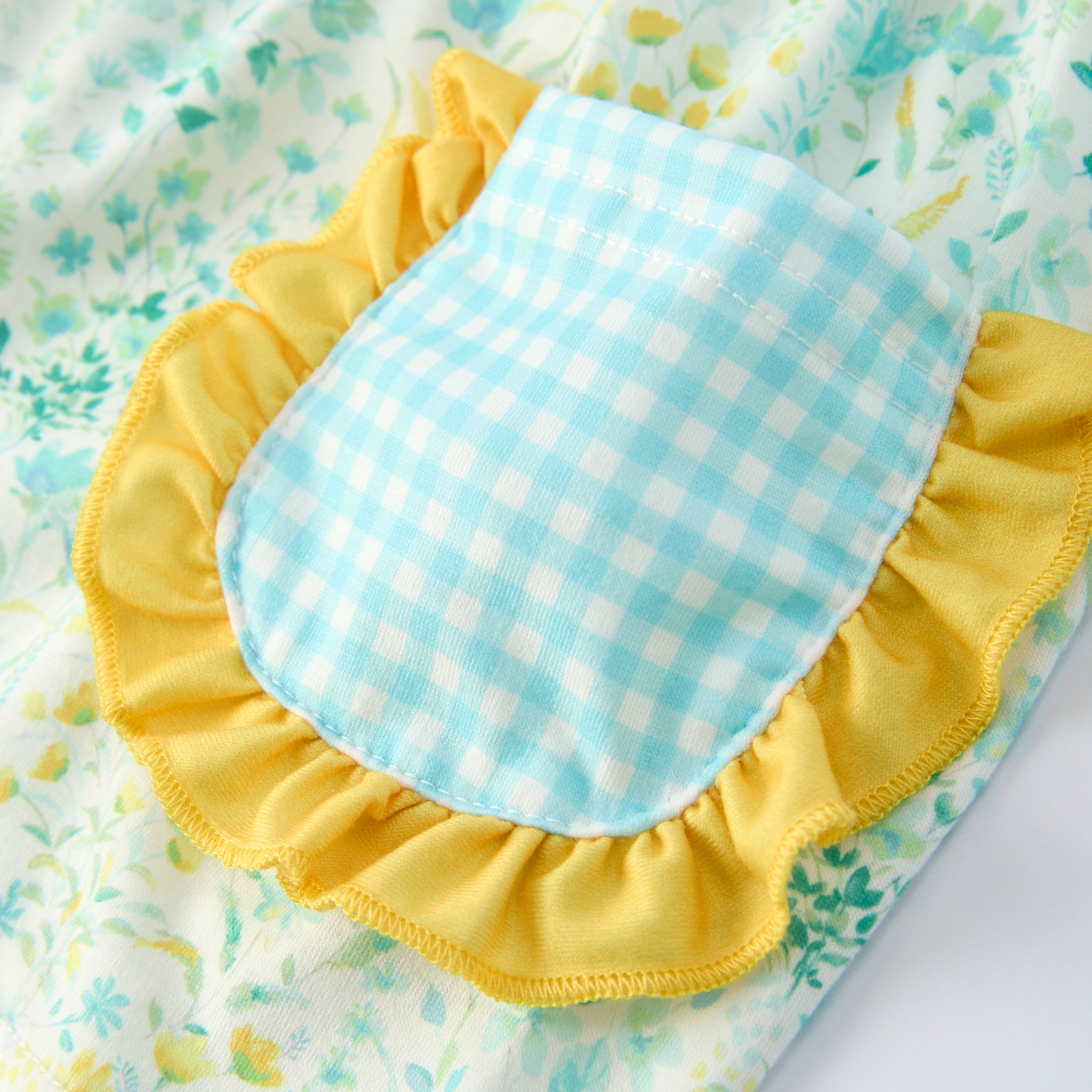 (In Stock)Girls Spring&Summer Floral Embroidery Dress,Set&Romper