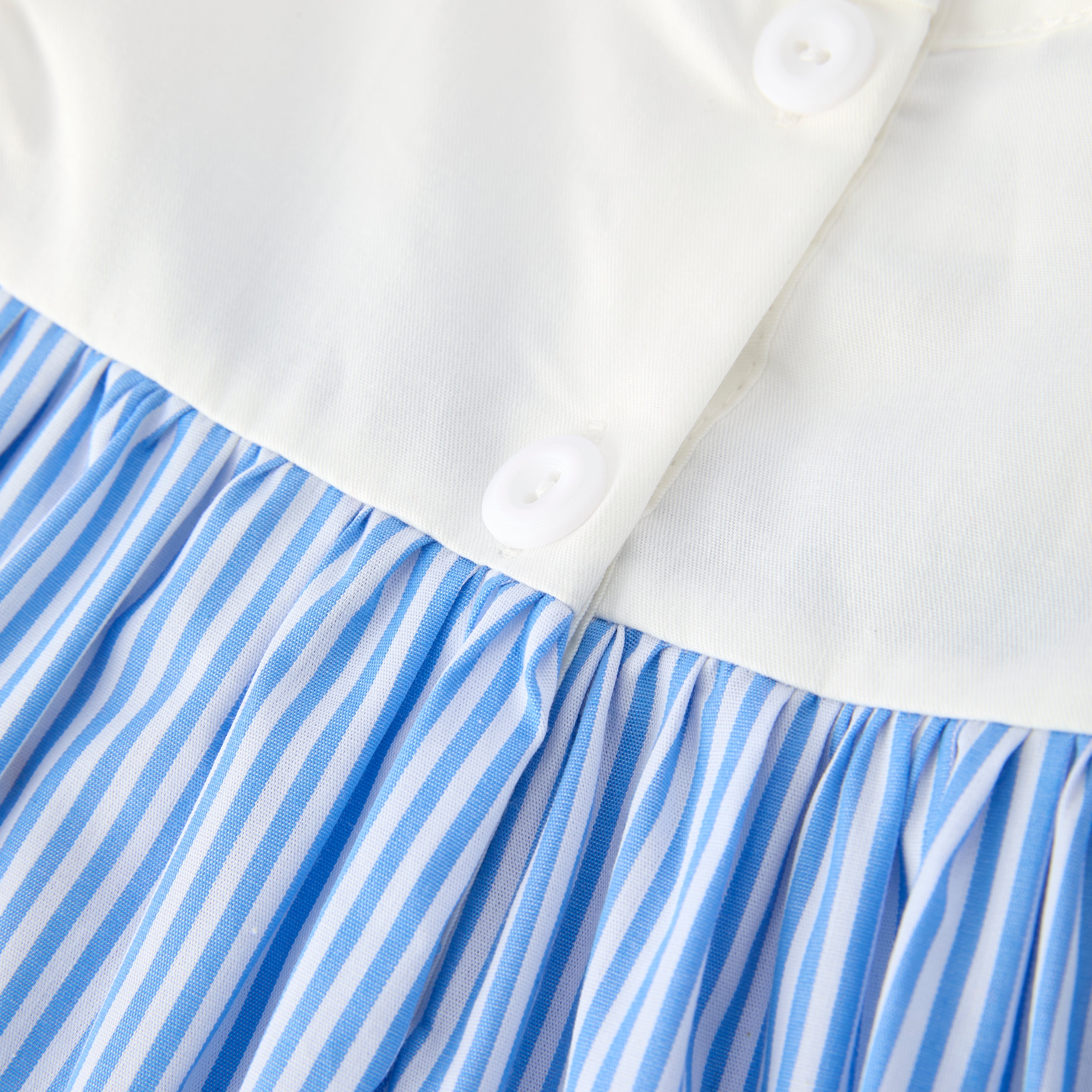 (In Stock)Siblings Spring&Summer Baseball Applique Cotton Dress&Romper