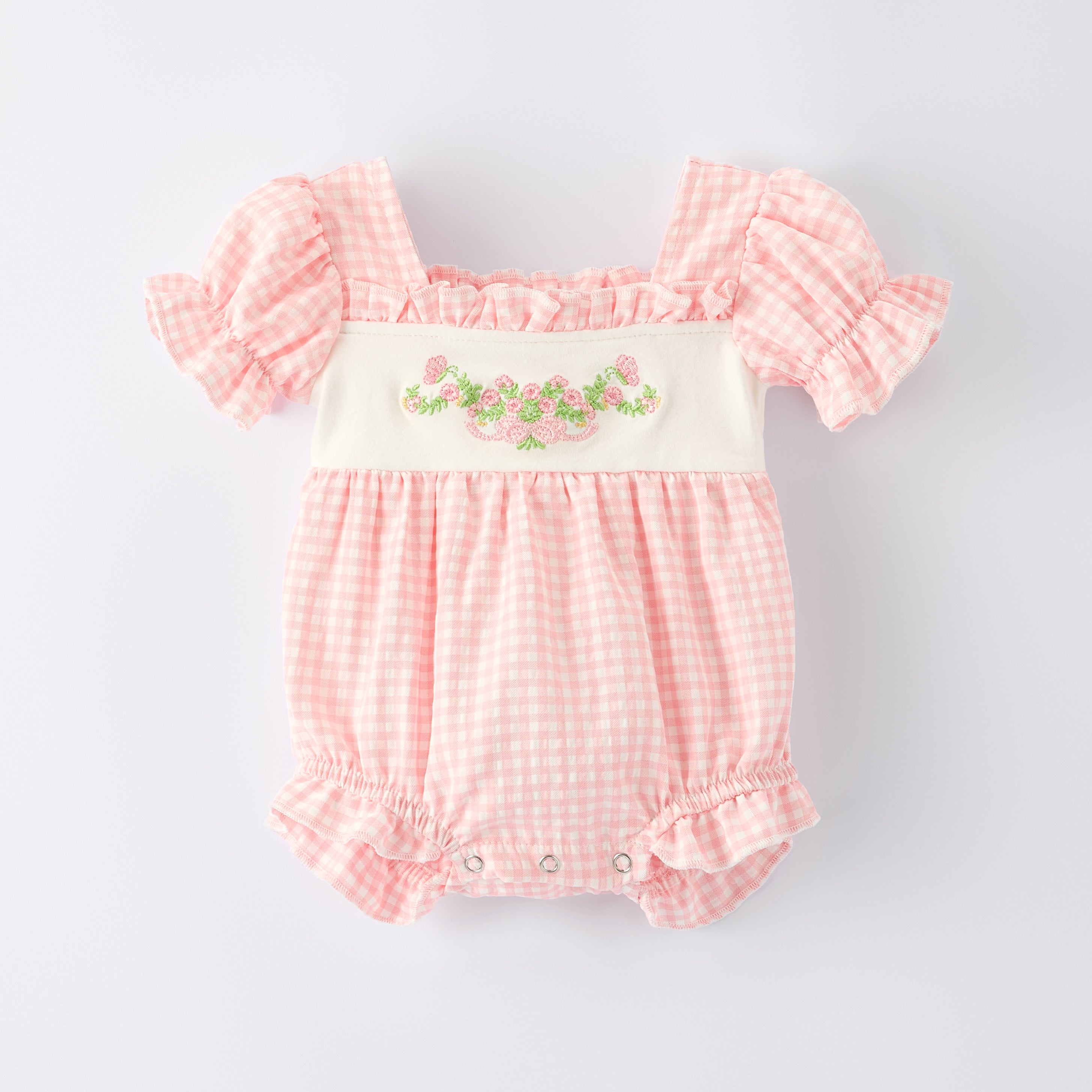 (In Stock)Girls Spring&Summer Floral Embroidery Dress,Set&Romper