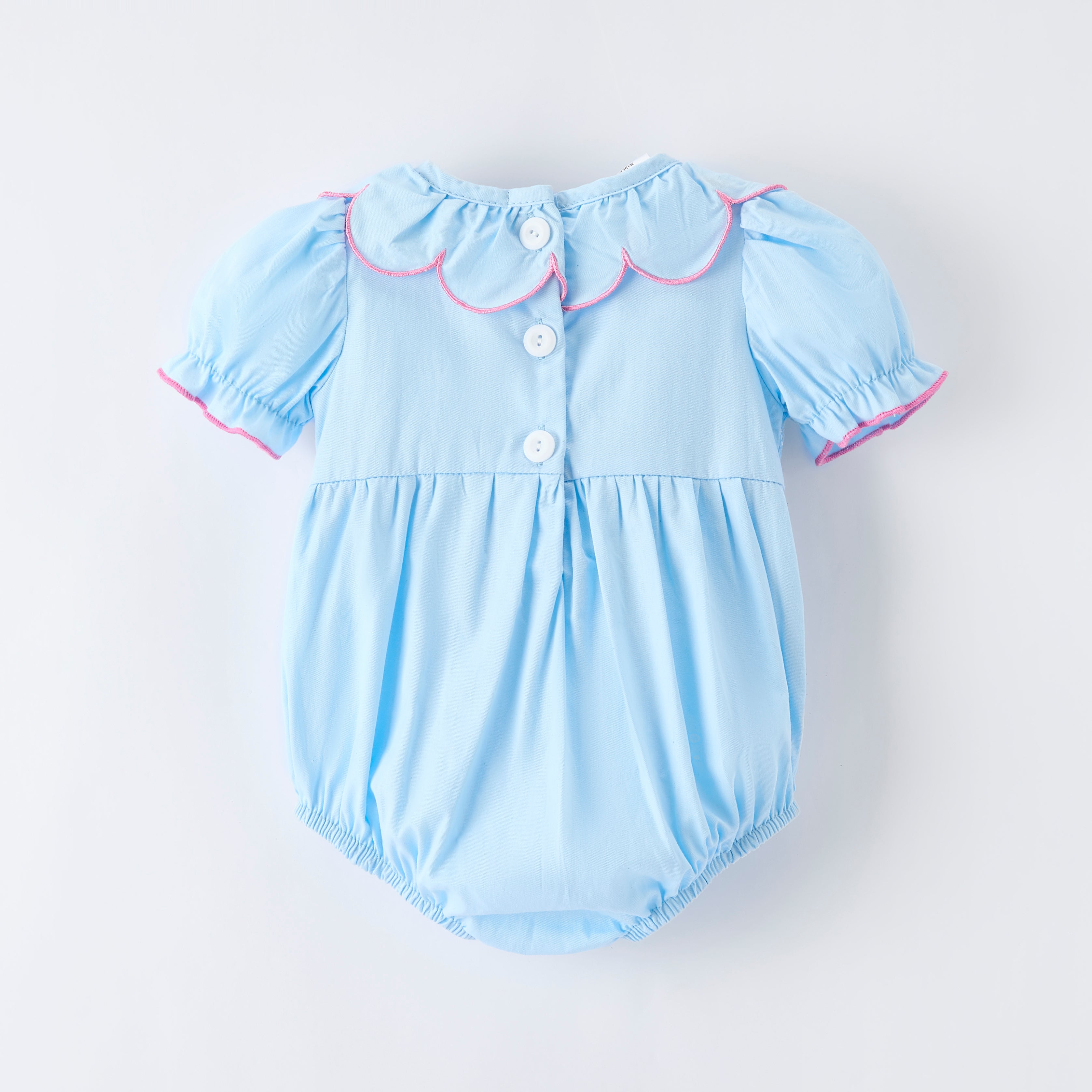 (In Stock)Sisters Valentine's Day Bow Embroidery Smocked Dress&Romper