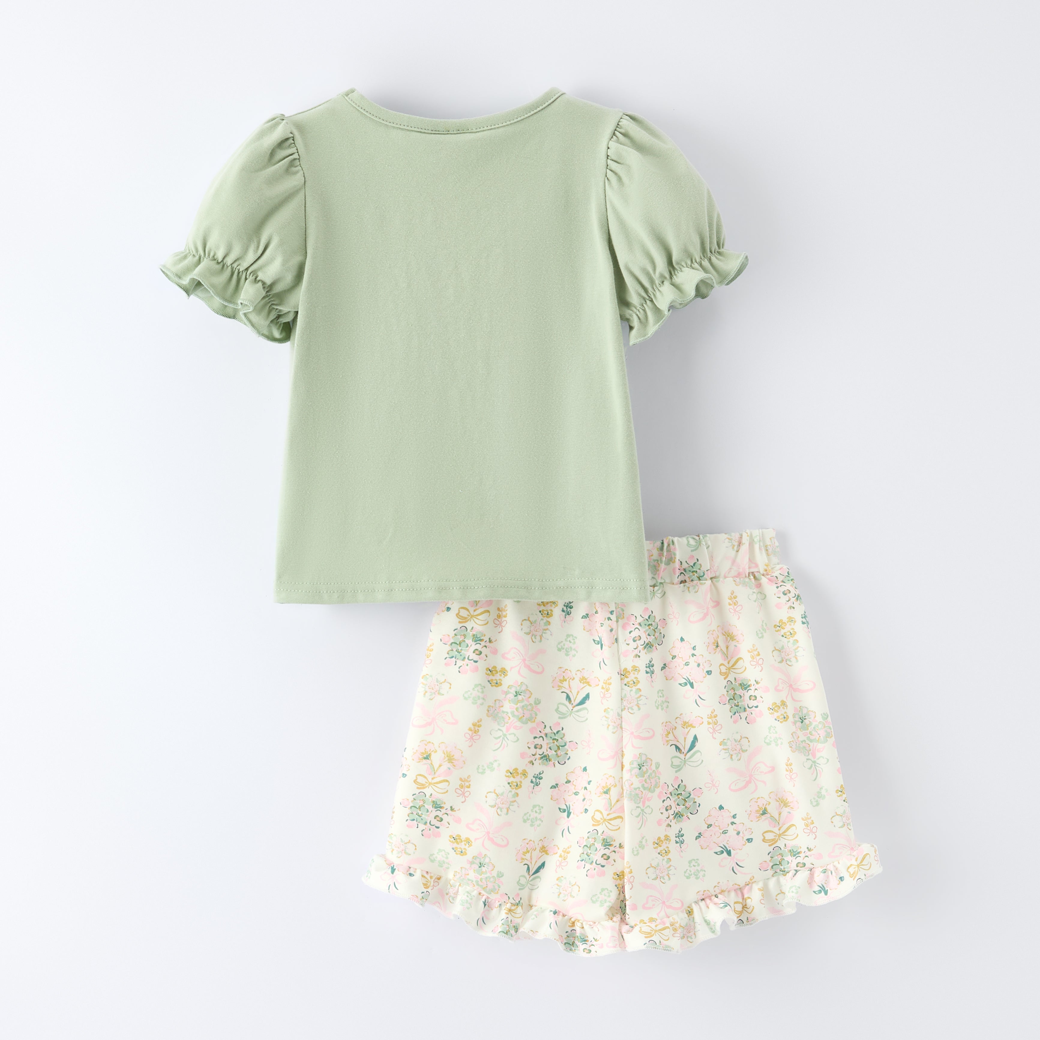(In Stock)Sisters GOD IS GOOD Embroidery Shorts Set&Romper
