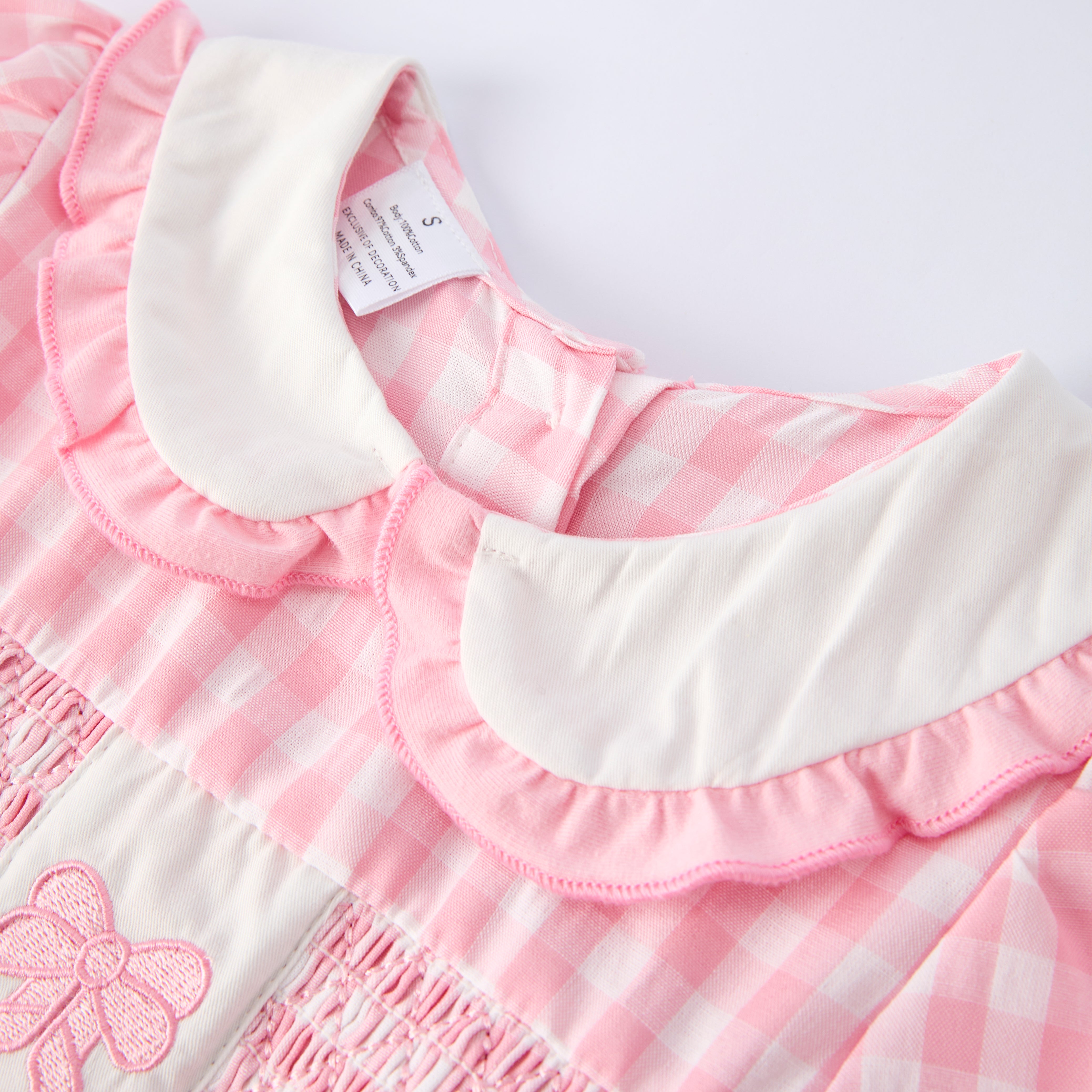 (In Stock)Sisters Spring&Summer Bow Embroidery Dress&Romper
