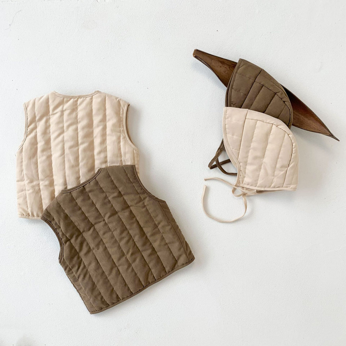 (Pre Order 2 Weeks)Kids Fall&Winter Jacket Vest with Hat