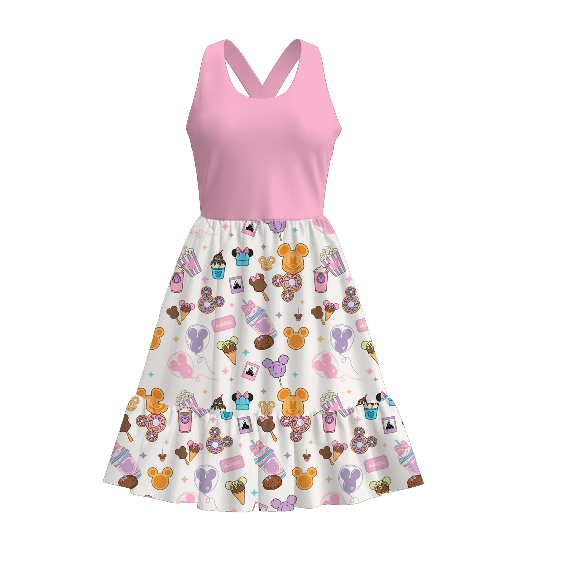 (Pre Order)Mommy and Me Spring & Summer Print Dress