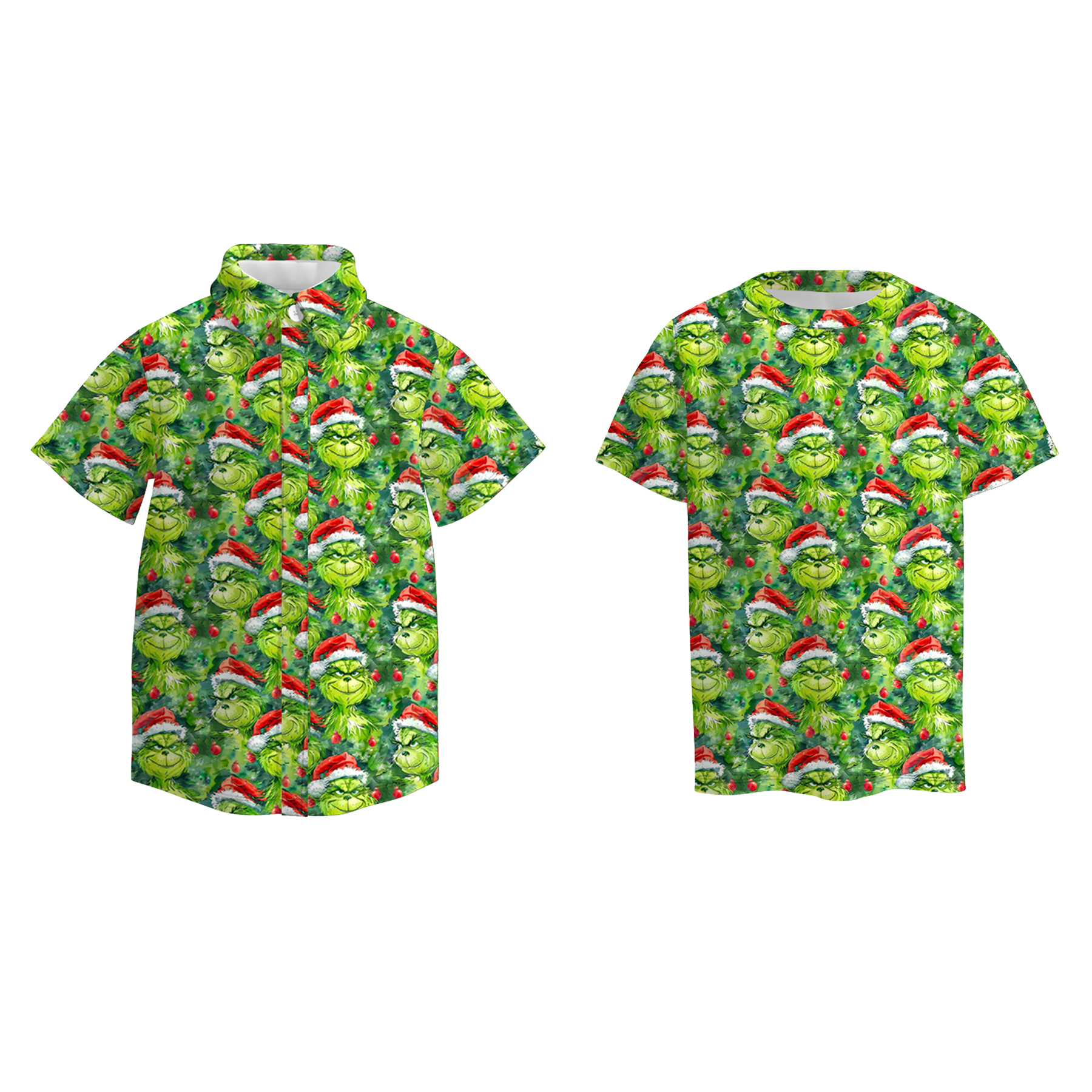 (Pre Order)Boys Christmas Cartoon Print Top