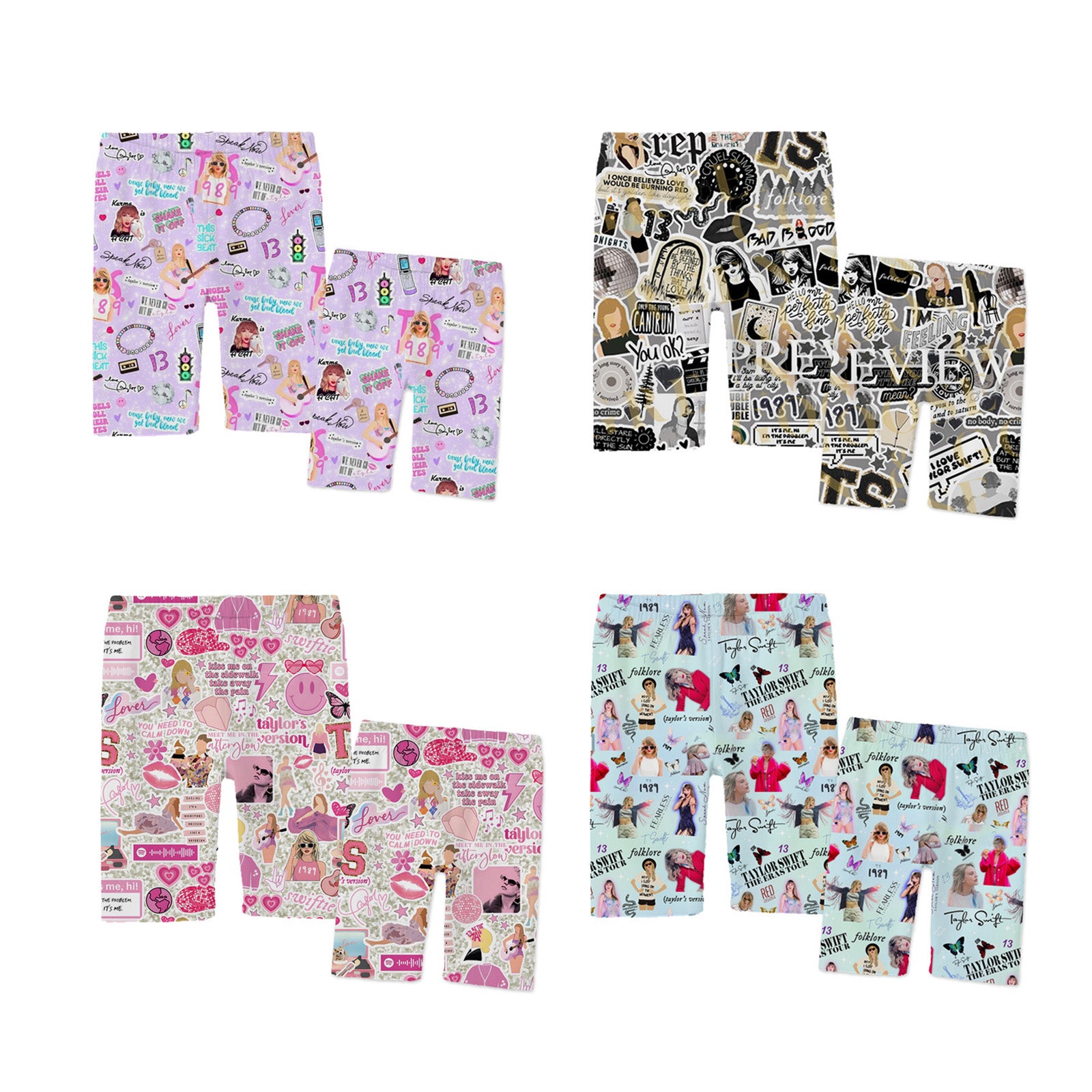 (Pre Order)Summer Mommy and Me TS Print Short