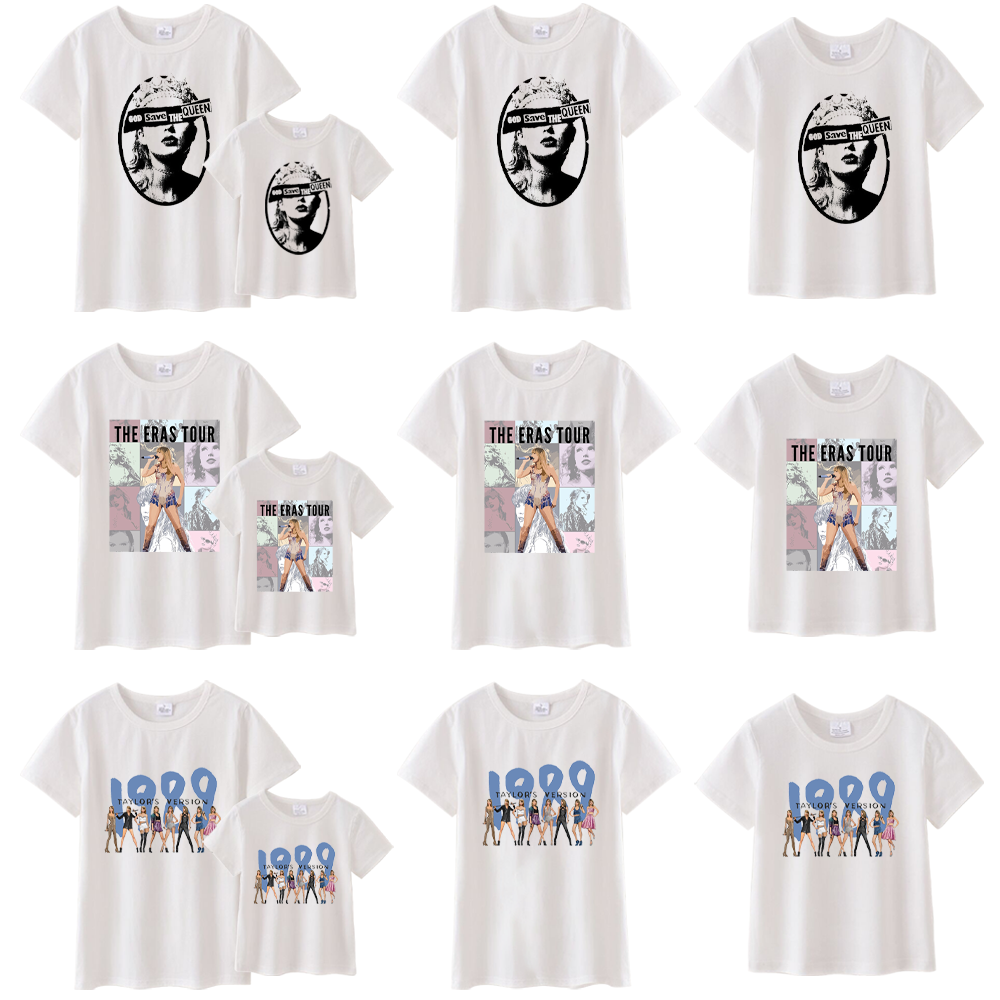 (Pre Order)Mommy and Me TS White Cotton T-shirt