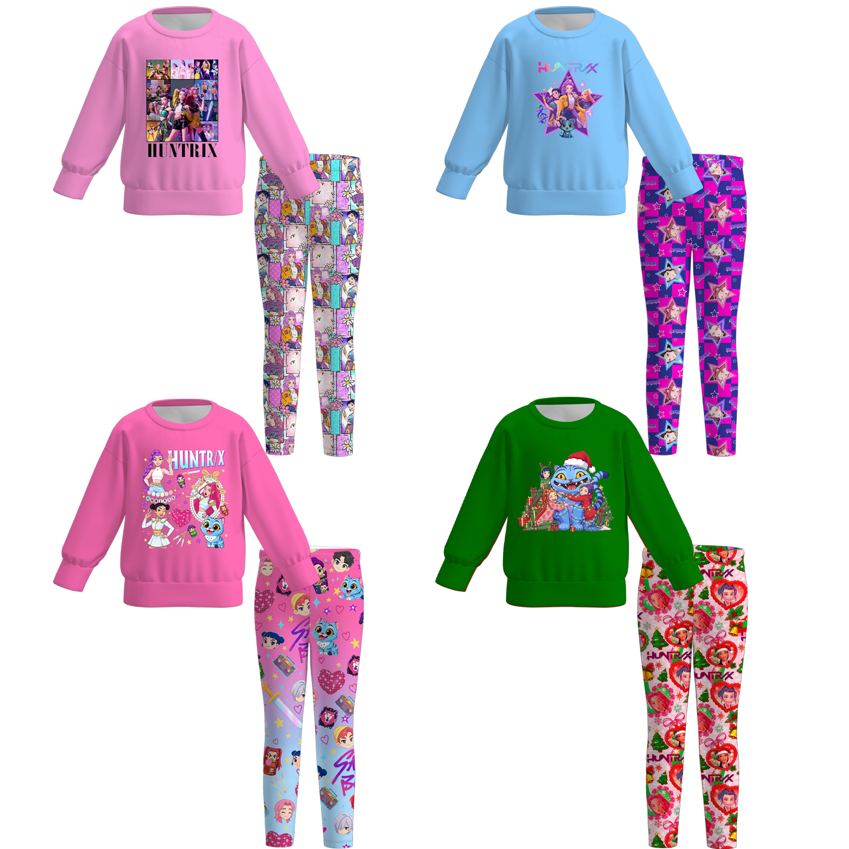 (Pre Order)Girls Movie Character Print Outfit Set
