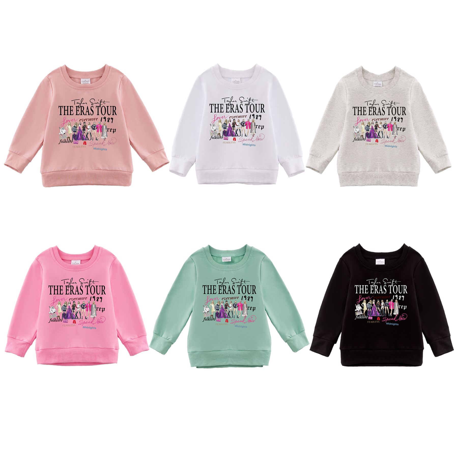 (Pre Order)Girls Fall TS Print Sweatshirt