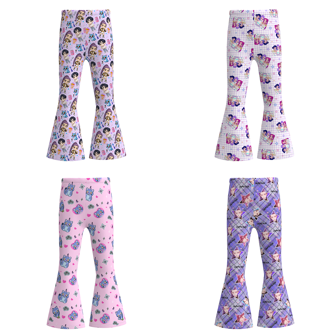 (Pre Order)Girls Movie Character Print Pants