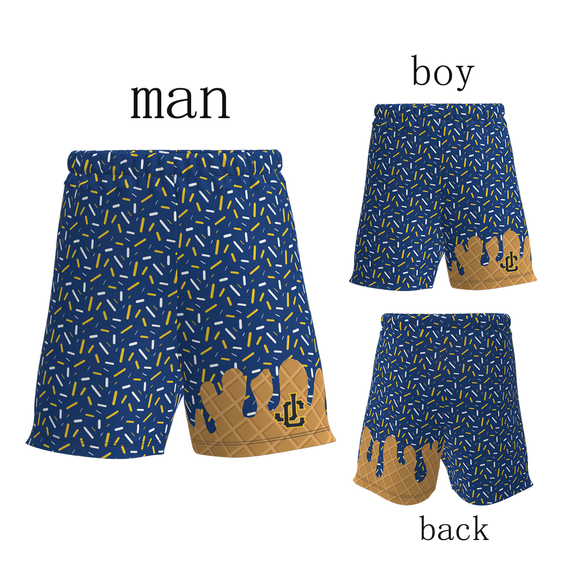 (Pre Order)Daddy and Me Spring&Summer Print Shorts