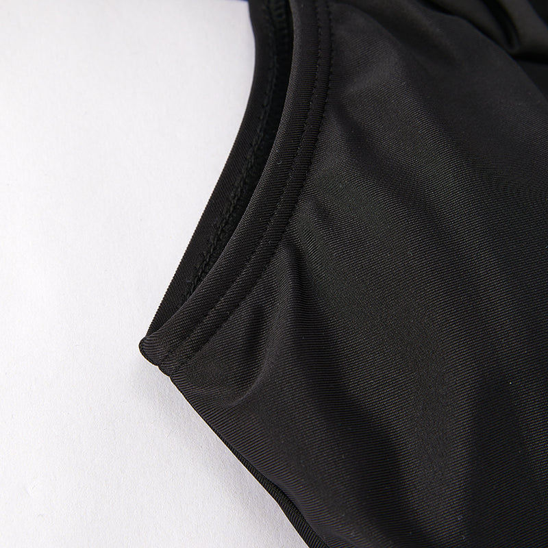 (In Stock)Adults Summer Monstera Deliciosa Print Swimsuit