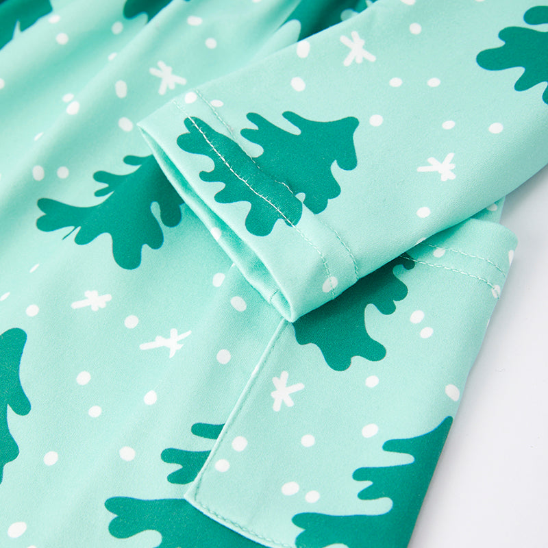 (In Stock L36-2-2)Girls Christmas Print Dress