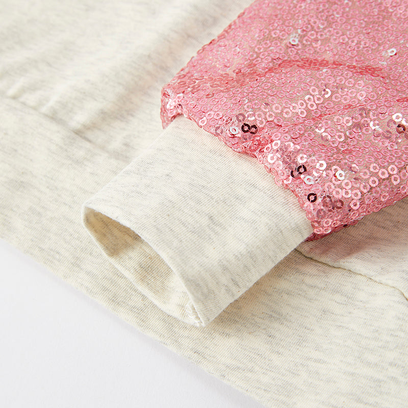 (In Stock E28-4-1)Girls Fall HOWDY Print Cotton Top