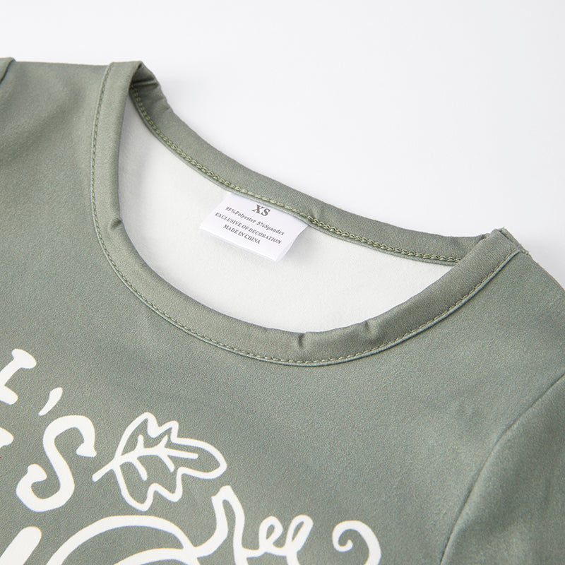 (In Stock E28-5-2)Girls It`s Fall Y`all Print Milk Silk Top