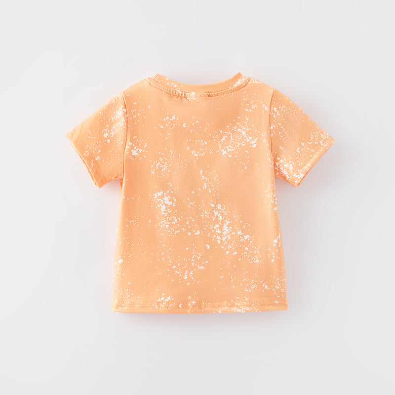 (In Stock E27-2-3)Girls Hay Fall Print Top