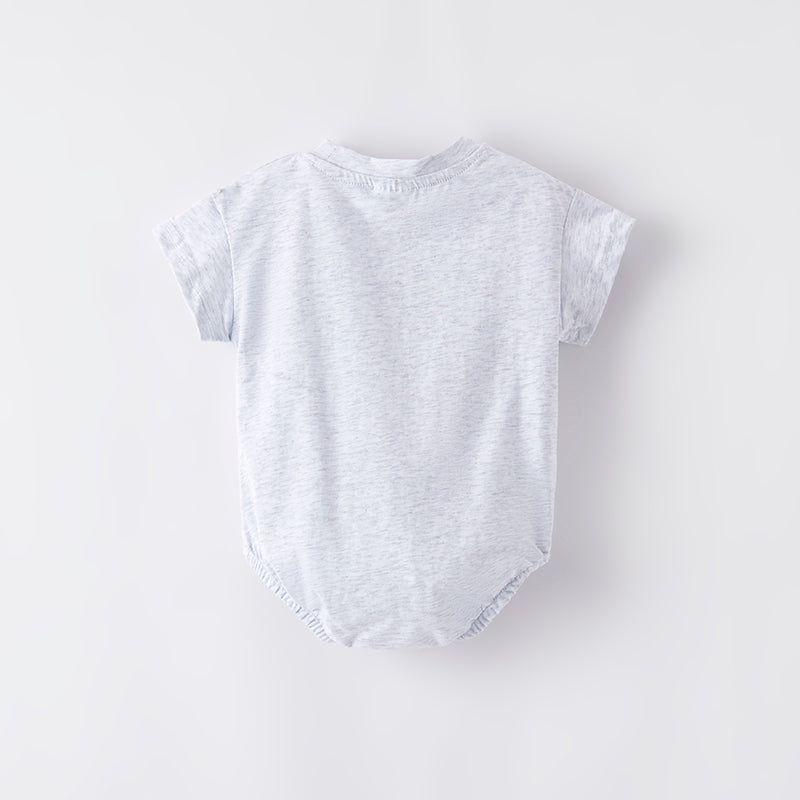 (In Stock)Toddler Girls Patriotic Print Romper