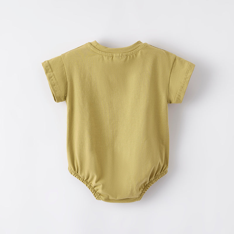 (In Stock)Toddler Girls Patriotic Print Romper