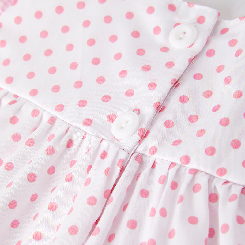 (In Stock)Girls Spring and Summer Watermelon Applique Cotton Shorts Set
