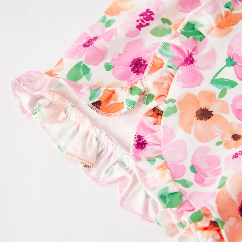 (In Stock)One Pack(6 Pieces total) Sale Girls Spring and Summer Just Pray Print Shorts Set