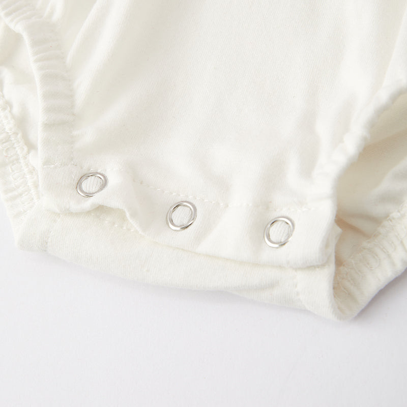 (In Stock L33-1-1)Baby Girls Merry Christmas Print Romper