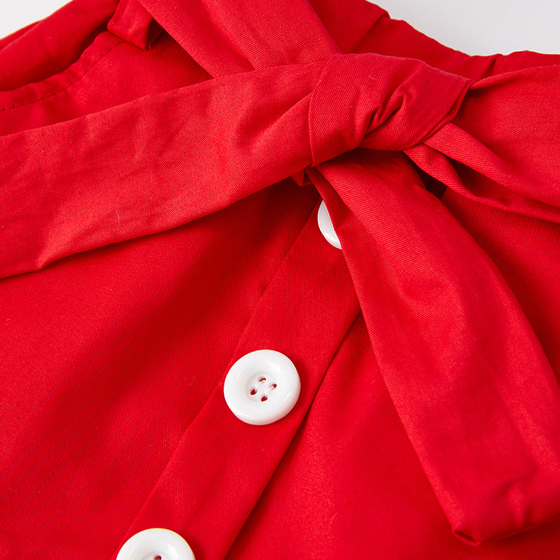 (In Stock L33-1-1)Baby Girls Merry Christmas Print Romper