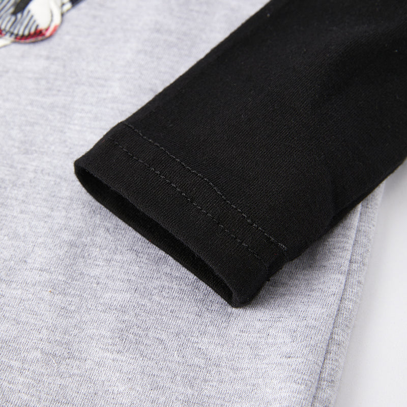 (In Stock L19-3-1)Baby Girls Christmas Cow Applique Romper