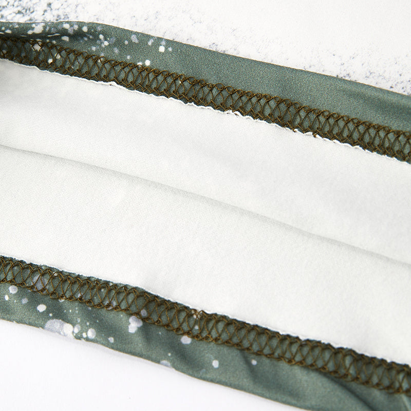 (In Stock Q2-1-2)Girls Christmas Print Milk Silk Top