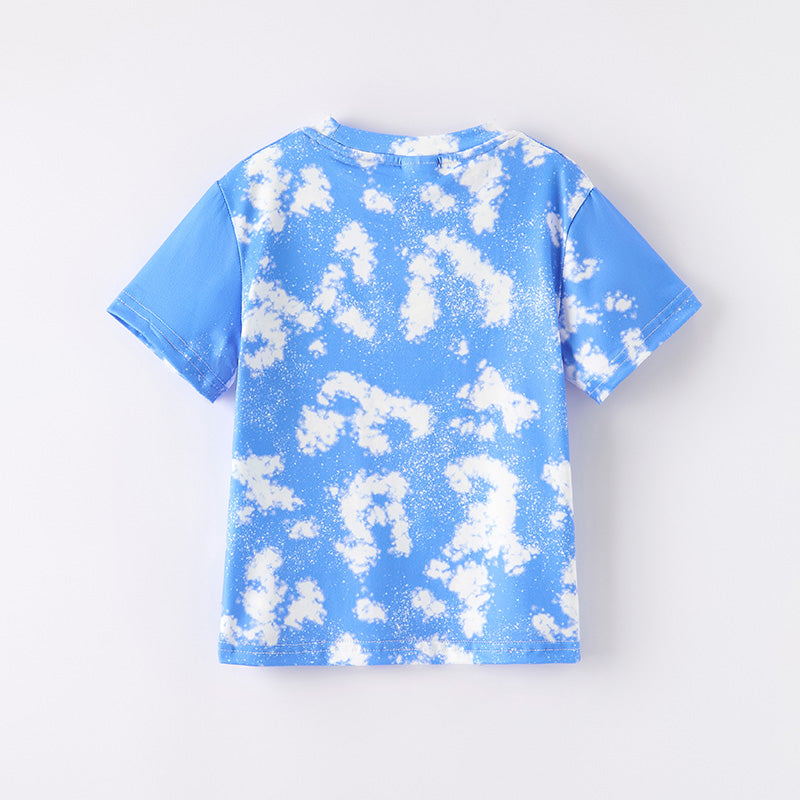 (In Stock)Boys Spring and Summer Cartoon Best Day Ever Print Top