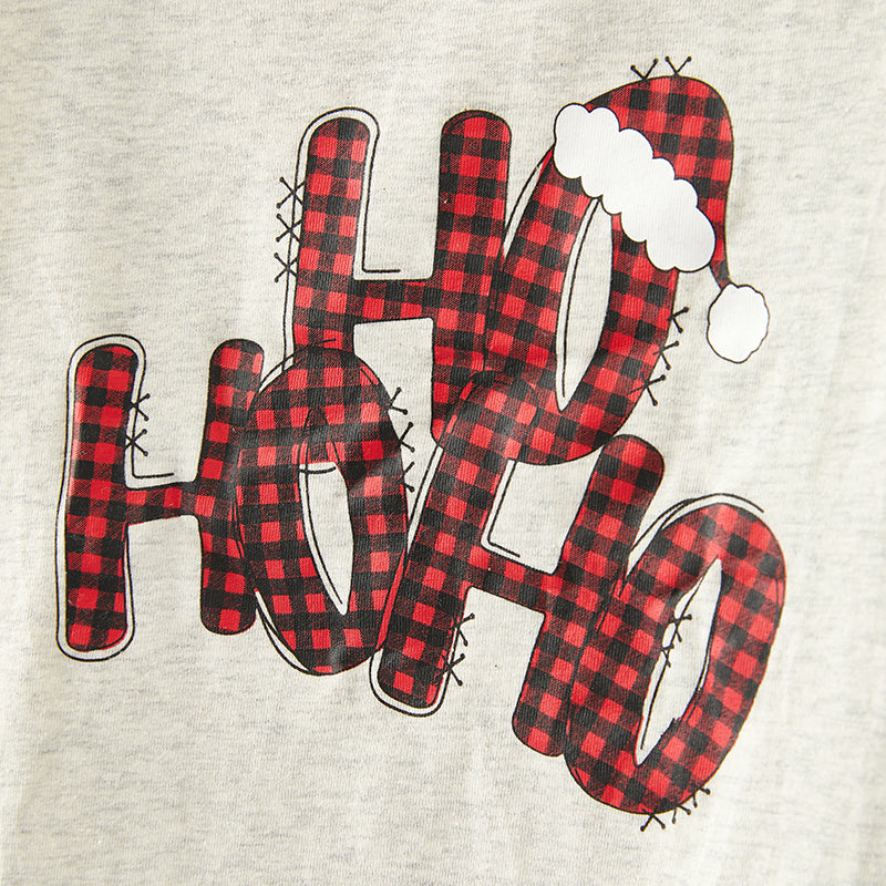 (In Stock G8-1-1)Girls Christmas Print Pajamas