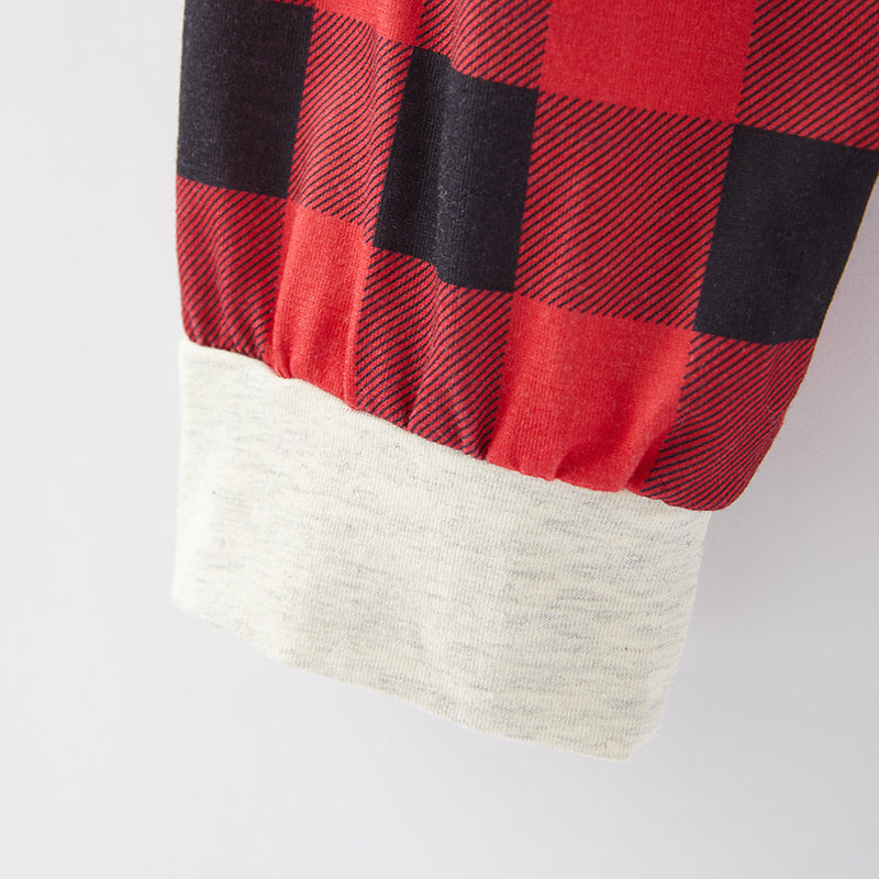 (In Stock G8-1-1)Girls Christmas Print Pajamas