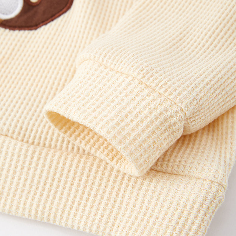 (In Stock G7-1-3)Boys Christmas Elk Applique Hoodie