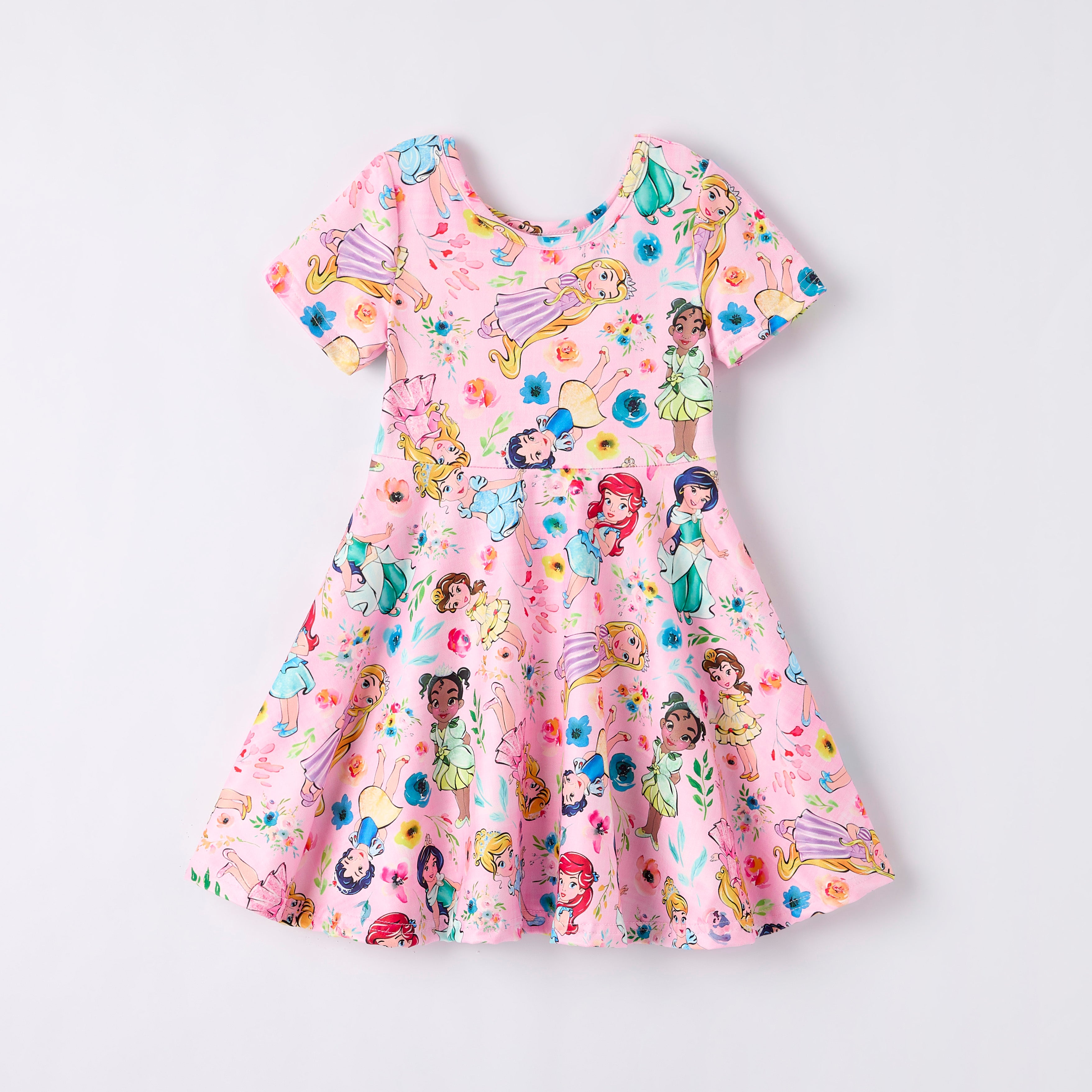 (Pre Order)Girls Spring and Summer Princess Print Dress
