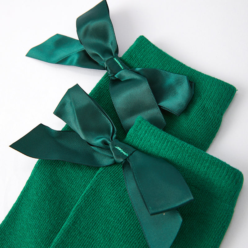 (In Stock E34-4-1)Baby Girls Christmas Holly Jolly Print Bloomer Set