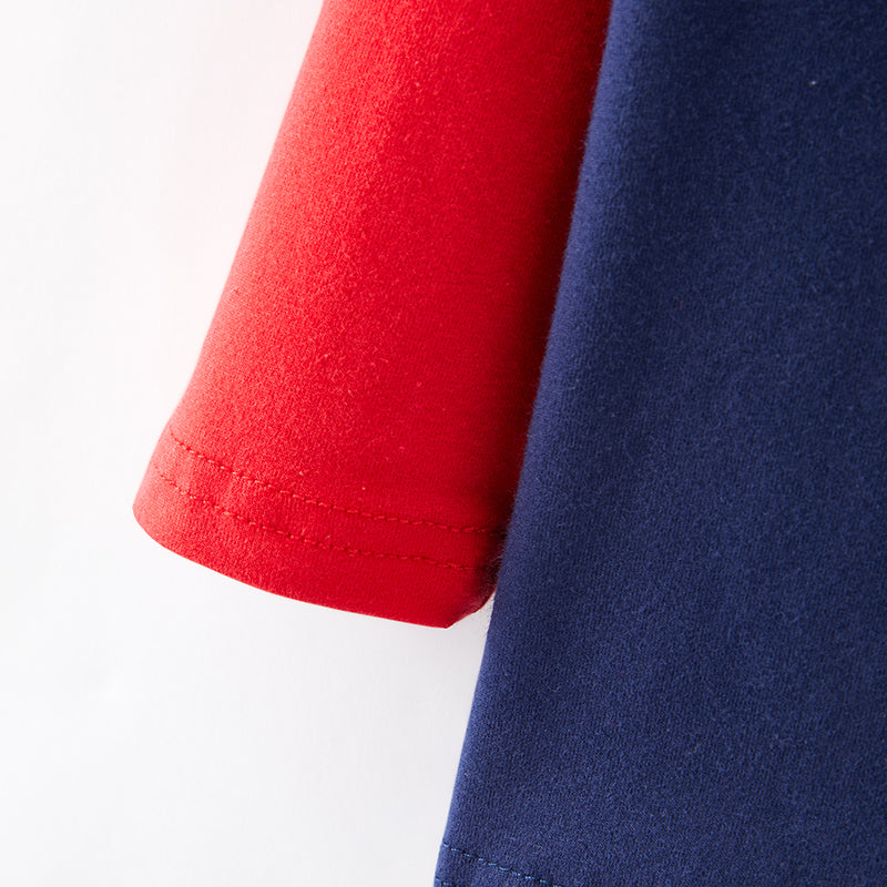 (In Stock E36-5-3)Boys Christmas Santa Applique Top