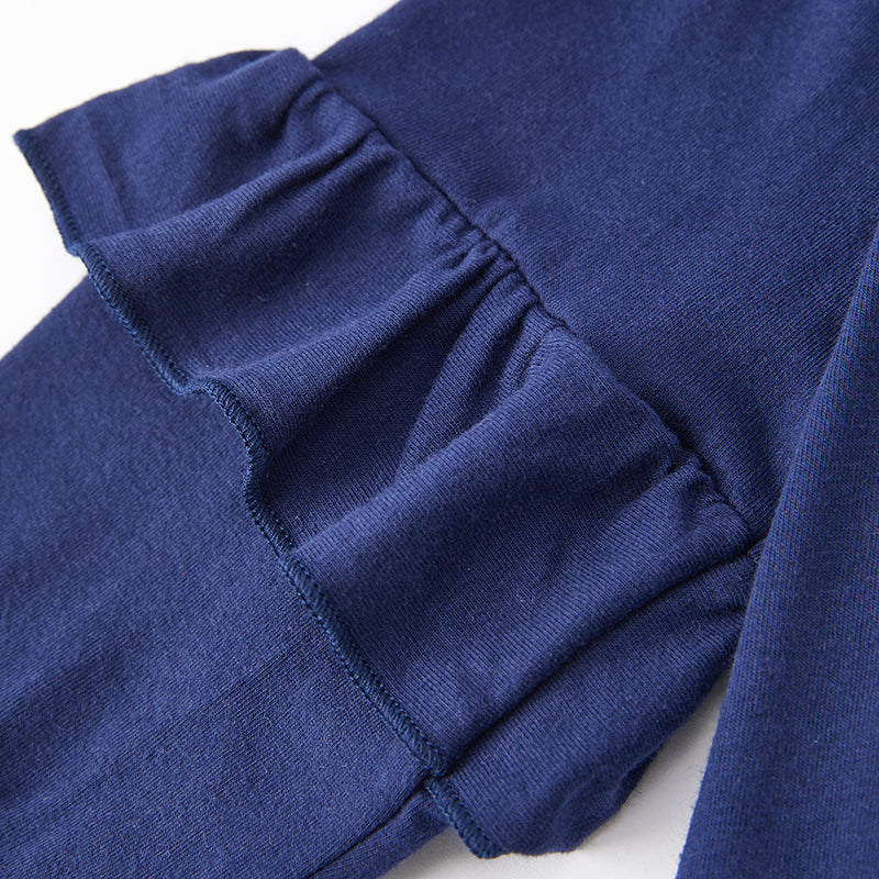 (In Stock E36-4-2)Girls Christmas Print Skirt Set