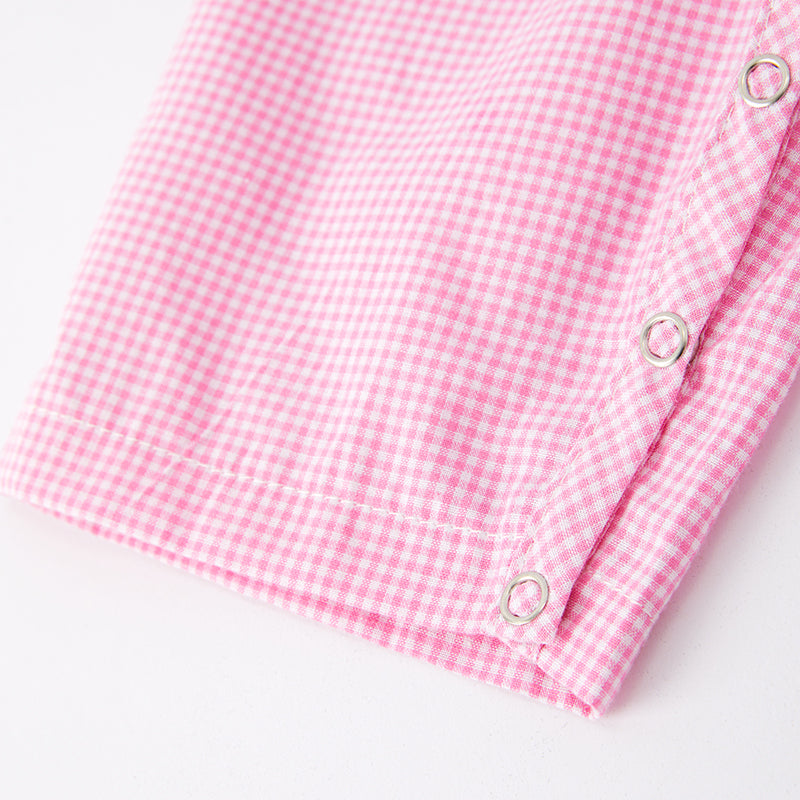 (In Stock L33-2-1)One Pack(6 Pieces total) Sale Baby Boys Christmas Embroidery Smocked Romper