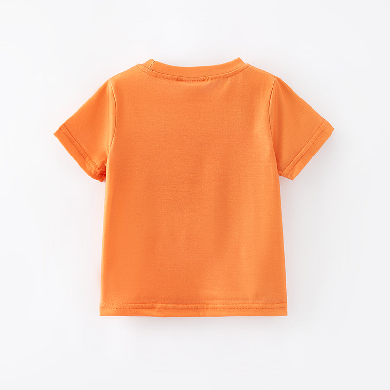 (In Stock L6-3-2)Boys Fall Tractors Print Top