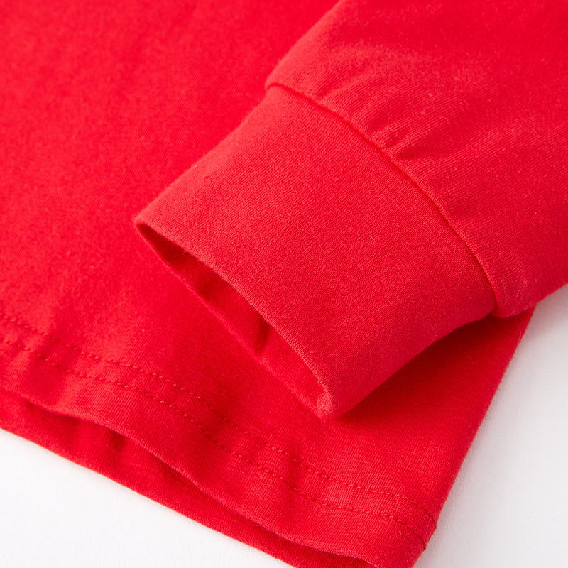 (In Stock E35-3-1)Boys Christmas Applique Cotton Top