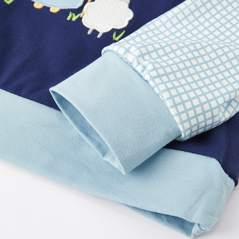 (In Stock)Kids Unisex Christmas Applique Top