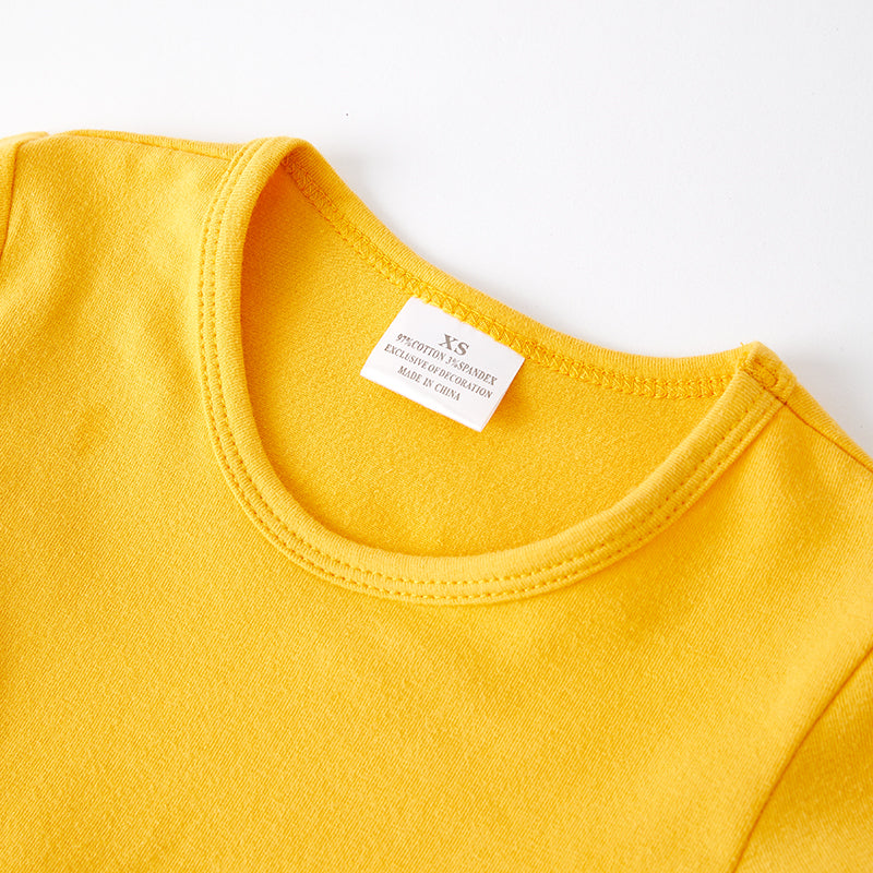 (In Stock G19-5-3)Girls Fall Cow Applique Outfit Set