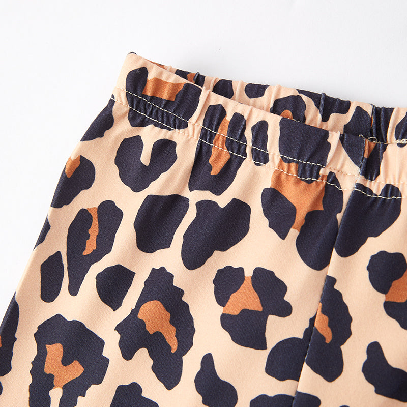 (In Stock G22-5-1)Girls Valentine's Day Print Outfit Set