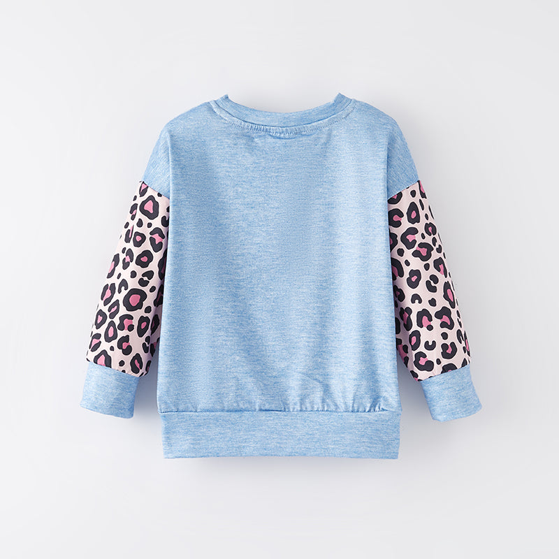 (In Stock L33-5-3)Girls Valentine's Day Be Mine Print Top