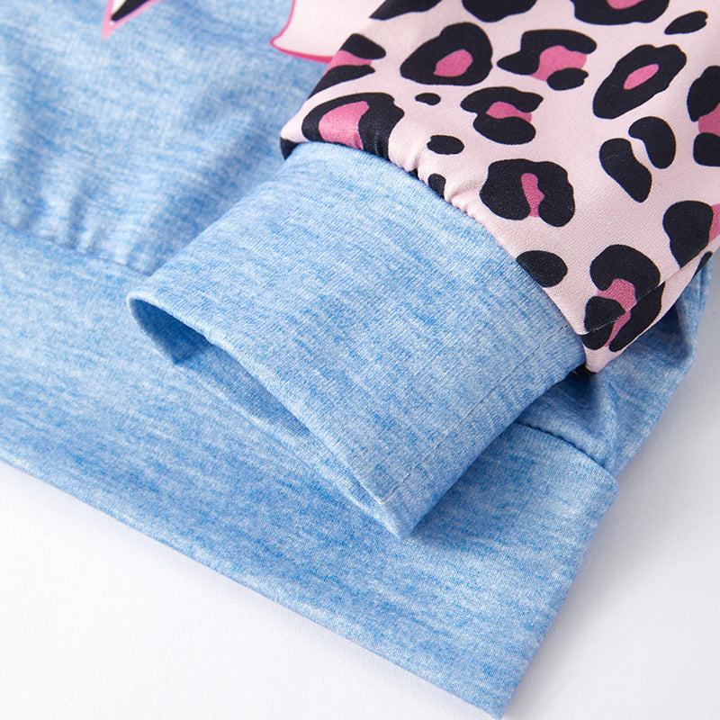 (In Stock L33-5-3)Girls Valentine's Day Be Mine Print Top