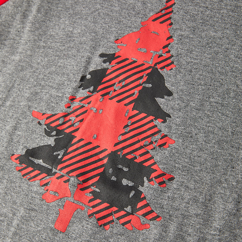 (In Stock G9-1-1)Girls Christmas Print Pajamas