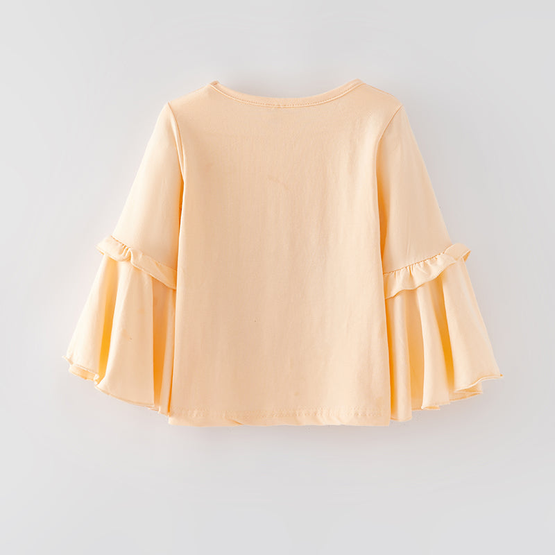 (In Stock G7-2-2)Girls Christmas Print Cotton Top