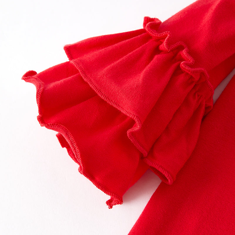 (In Stock L36-4-2)One Pack(15 Pieces total) Sale Baby Girls Christmas Print Romper