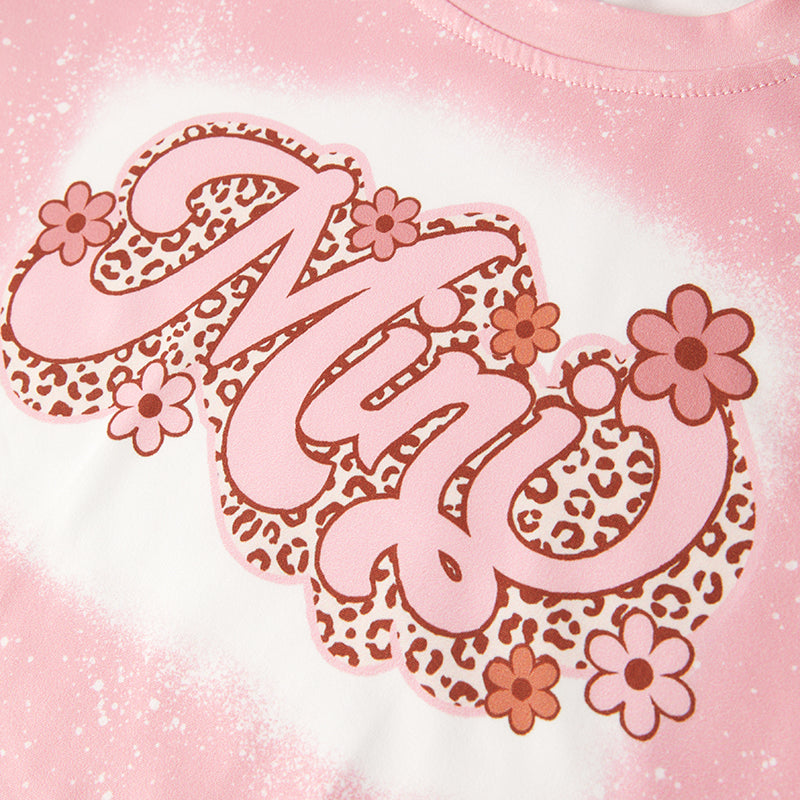(In Stock L33-2-2)Mommy and Me Valentine's Day Print Top